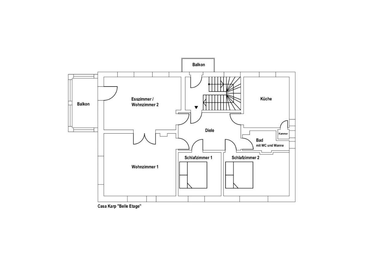 Apartamento Casa Karp "Belle Etage" Königstein Exterior foto